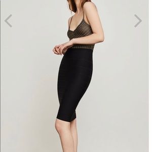 BCBGMaxazria Black Pencil Skirt